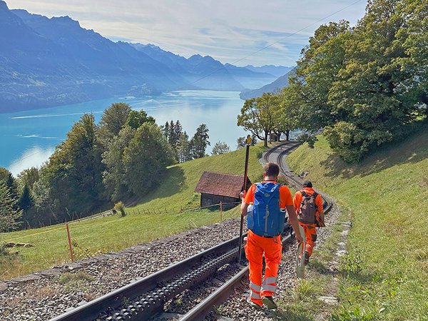 Vermessung der Brienz Rothorn Bahn